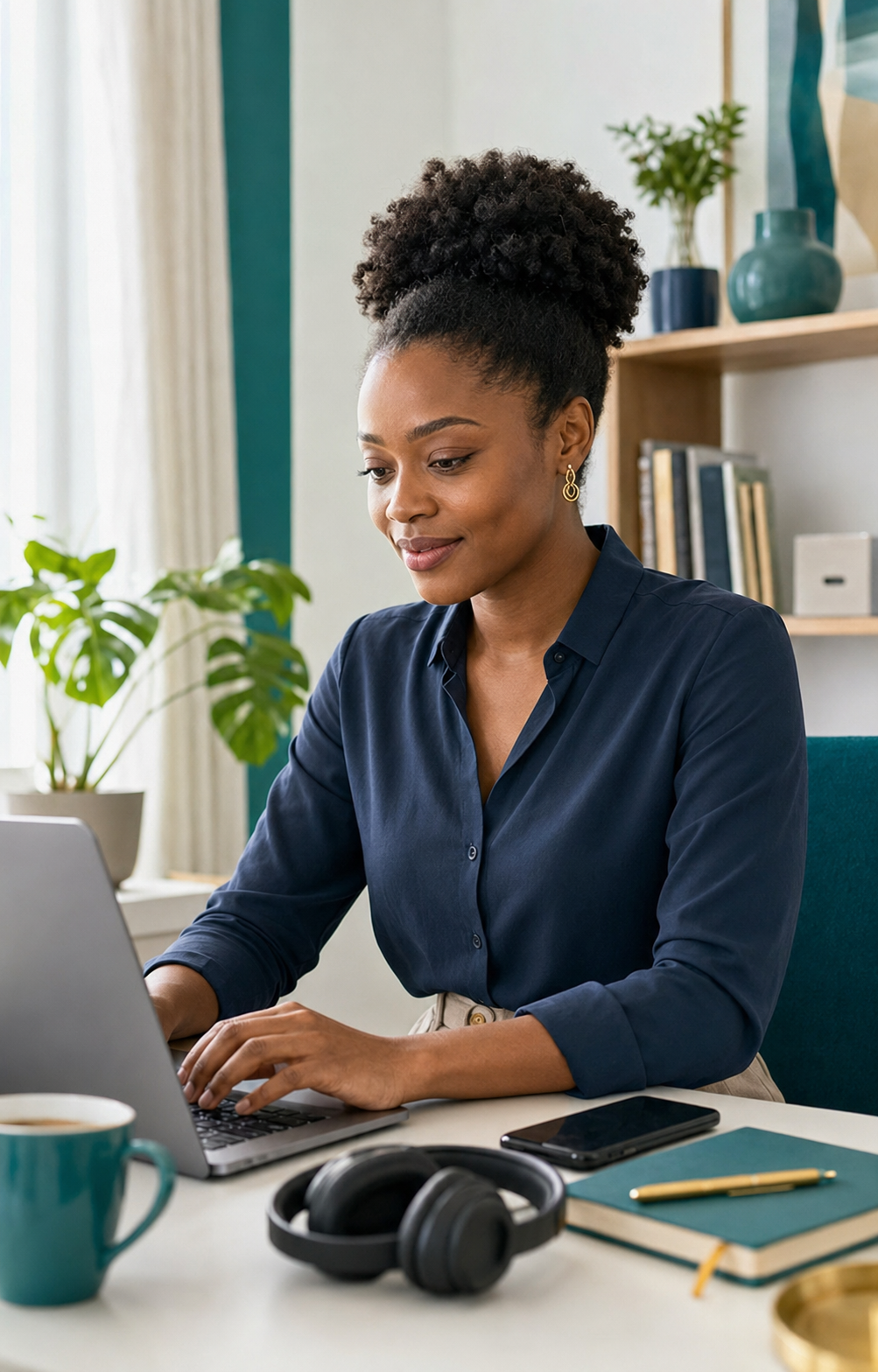 Virtual professional working remotely